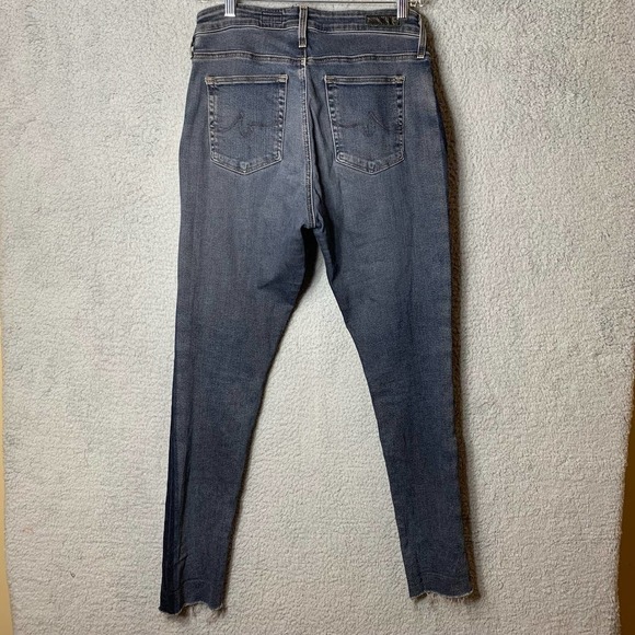 Adriano Goldschmied Jeans Womens 29R Blue The Farrah High Rise Skinny Jeans - Picture 2 of 10